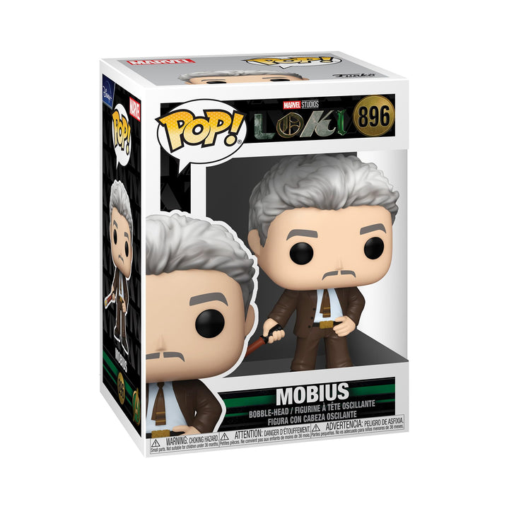 Funko Pop! Marvel: Loki - Mobius - Vinyl-Sammelfigur - Geschenkidee - Offizielle Handelswaren - Spie