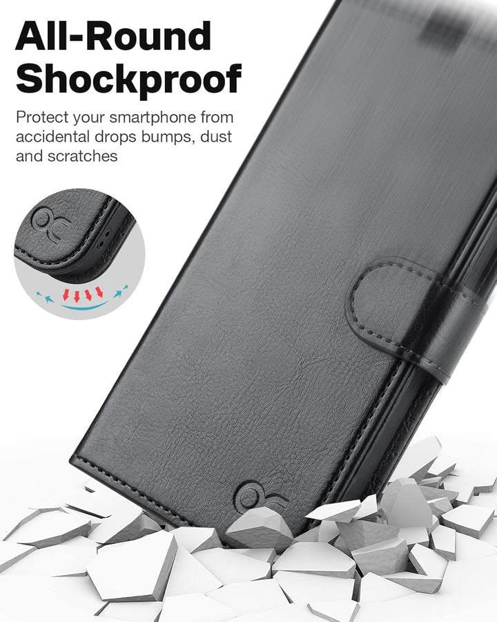 OCASE iPhone 14 Pro Hülle(2in1) Leder Stossfestes Case, Abnehmbare magnetische Hülle, MitHandschlauf