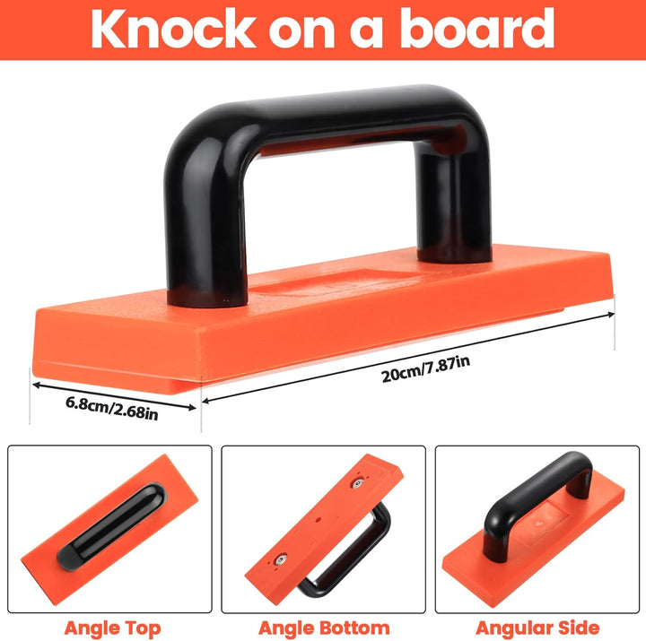 Schlagklotz Vinylboden Klicksystem, 200mm Bodenleger Laminat Werkzeug, Schlagholz Laminatboden, Schl