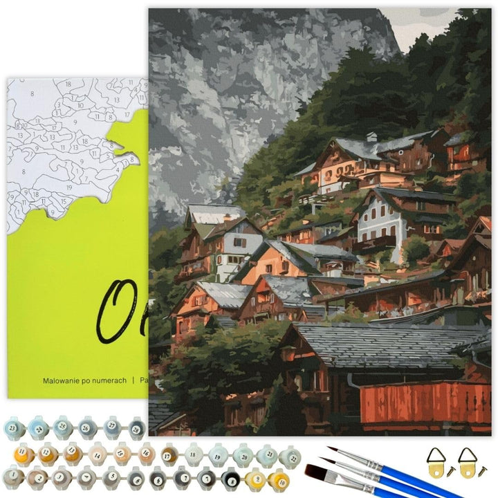 Oh Art! Malen Nach Zahlen Erwachsene Set Mit 3 Pinseln Und Acrylfarben Gemälde Acrylic Malerei DIY L