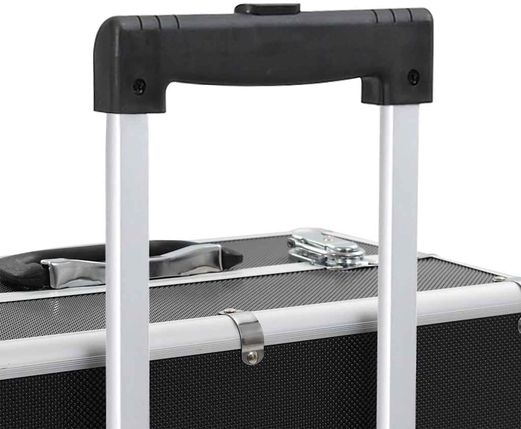 vidaXL Kosmetikkoffer mit 4 Etagen Ablagen Beauty Case Schminkkoffer Friseurkoffer Schmuckkoffer Tro