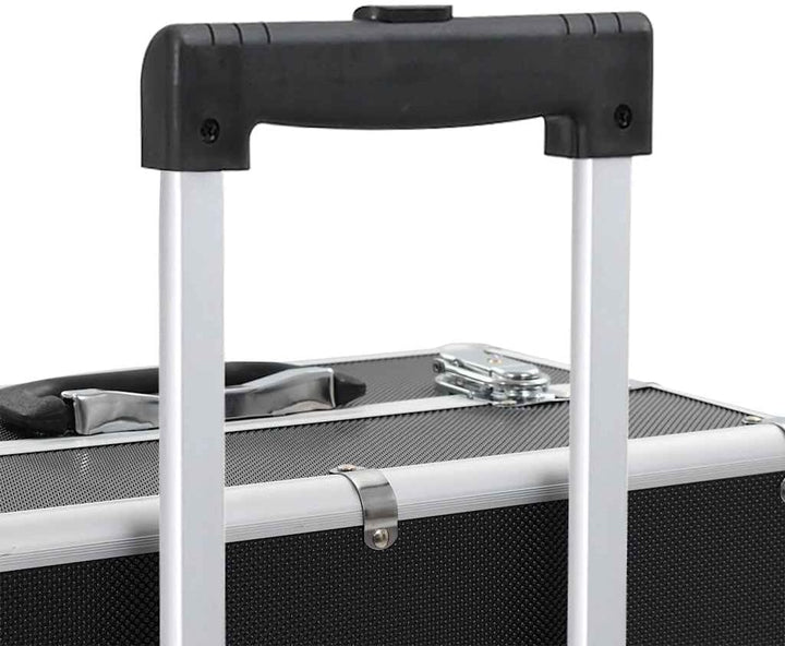 vidaXL Kosmetikkoffer mit 4 Etagen Ablagen Beauty Case Schminkkoffer Friseurkoffer Schmuckkoffer Tro