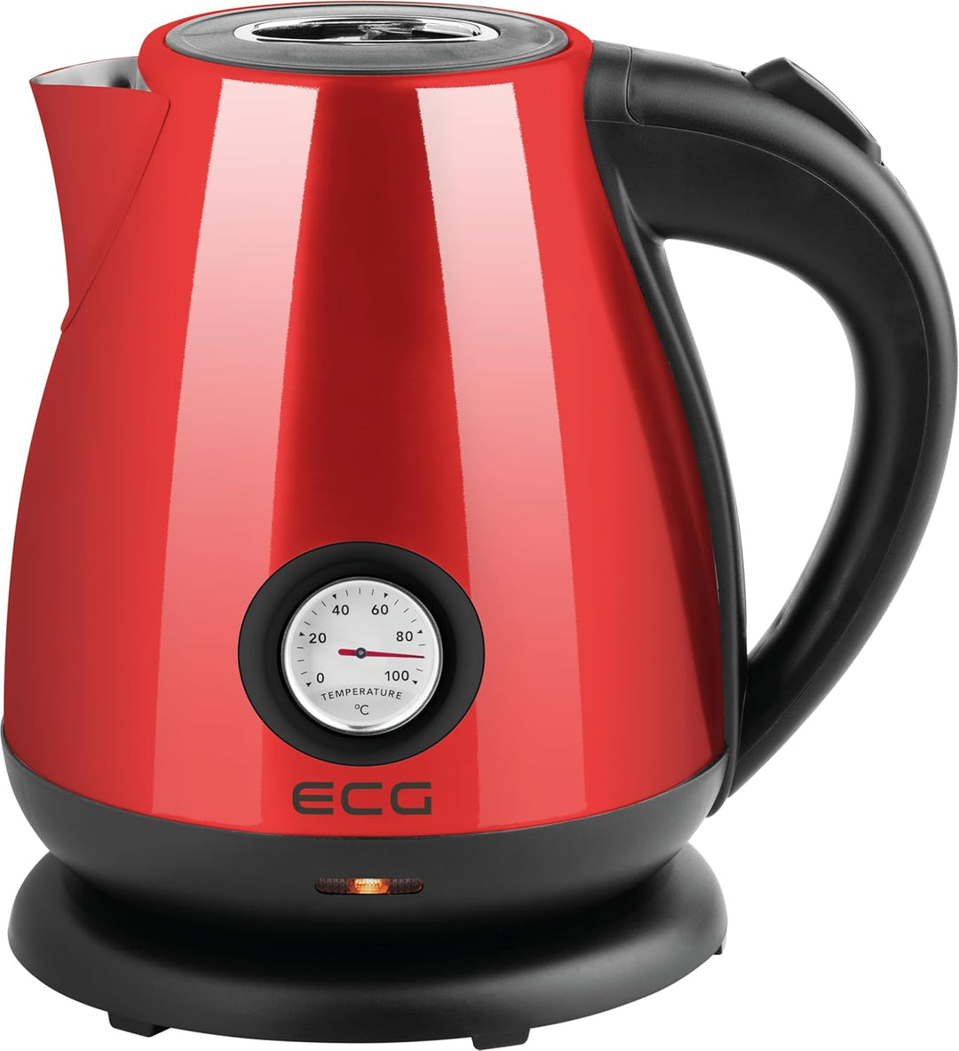 ECG RK 1705 Metallico Rosso, 2200W, 1,7l 1.7 Liter Rot, 1.7 Liter Rot