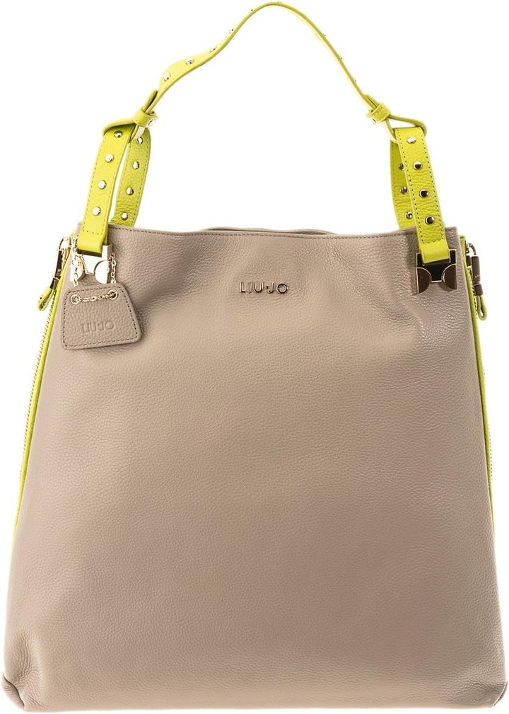 Liu Jo MONOSPALLA SELENE Damenhandtasche Henkeltasche Champagne/Lemonade A14114P0129-03H77