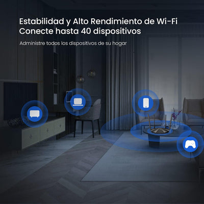 Tenda AC19 WLAN Router DualBand Gigabit Router, （AC2100 2.4 GHz 300Mbps, 5GHz 1733Mbps, 4 Gigabit LA