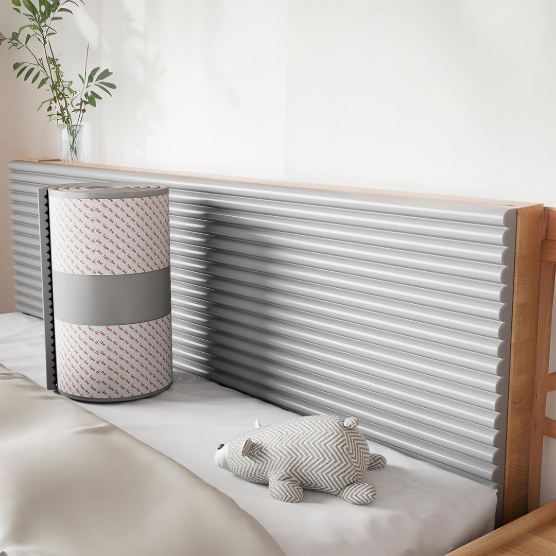 Wandpaneele Gepolstert für Kinderzimmer, 2M Wandpolster Selbstklebend, 1cm Dick Anti-Kollision Wandk