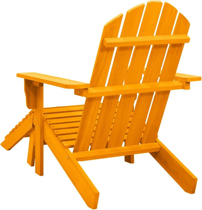 Tidyard Adirondack-Gartenstuhl mit Fussstütze Gartensessel Adirondack Chair Gartenstühle Outdoor-Stu
