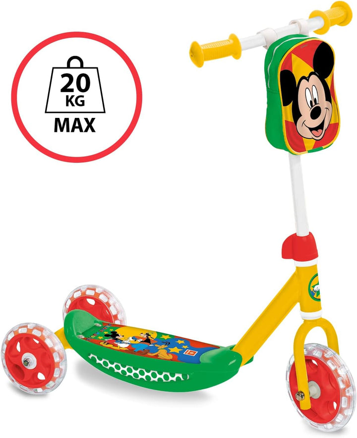 Mondo Toys - My First Scooter MICHEY Scooter Baby 3 Räder mit Tragetasche für Kinder ab 2 Jahren - 1