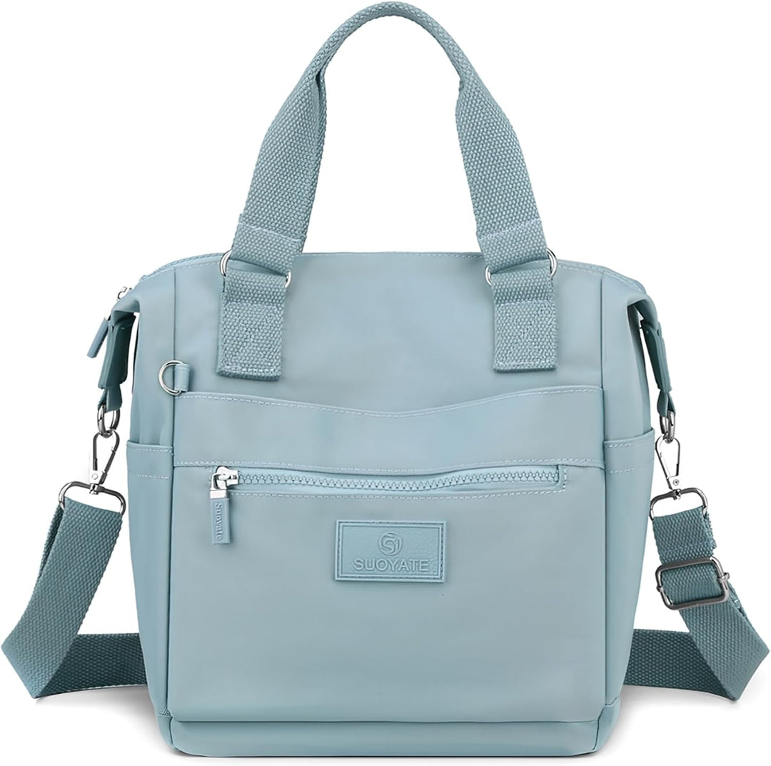DIRRONA Beiläufig Damen Umhängetasche Multi Pocket Multi Fach Crossbody Bag Mittelgrosse Umhängetasc
