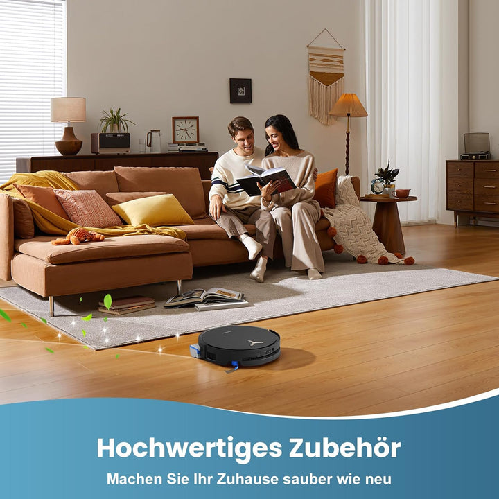 17 Stück Zubehör für ECOVACS DEEBOT X9 PRO Omni / X11 PRO Omni / T80S Omni Saugroboter, 4 Staubbeute