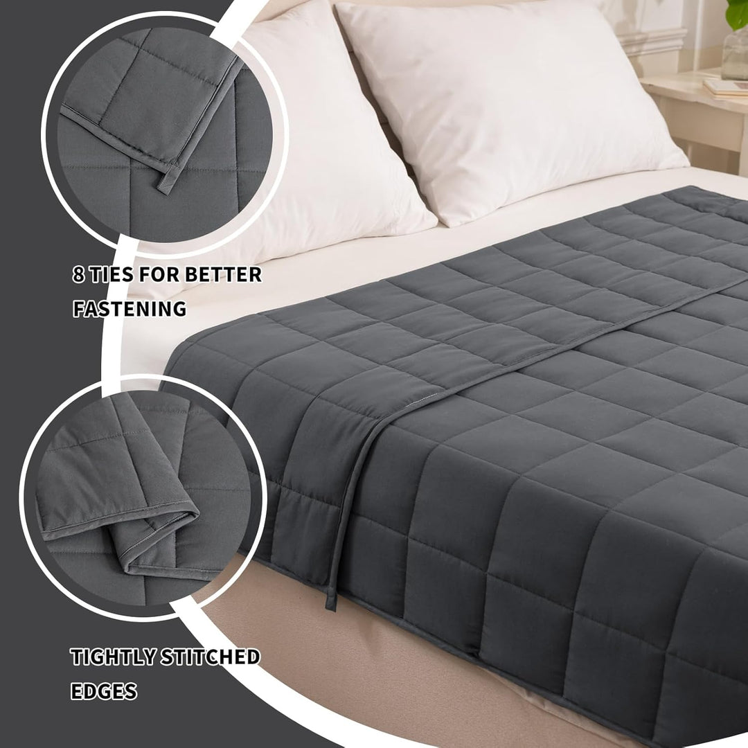 Good Nite Gewichtsdecke Erwachsene Graue Entspannungsdecke Zum Und Zur Entspannung Weighted Blanket