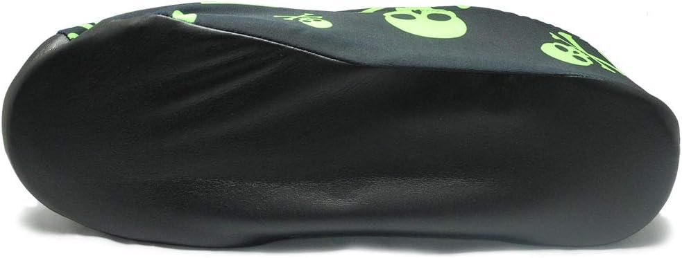bowlingball. com Premium Bowling-Schuhschutzhüllen X-Large (Mens Size 10-15) Lime Green Skulls, X-La