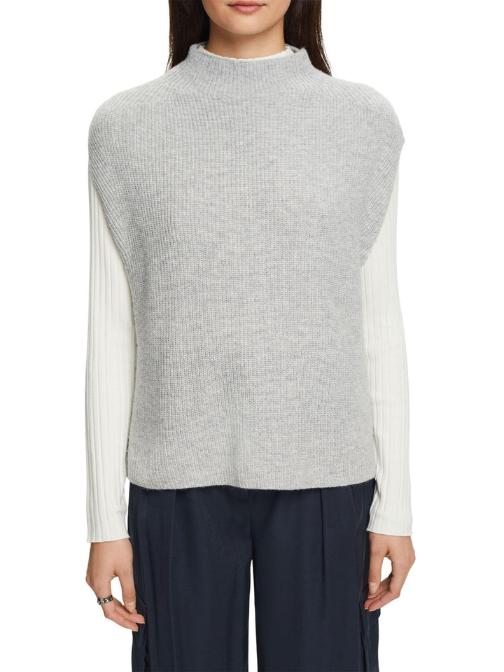 Esprit Collection Pullunder aus Wollmix XS Light Grey, XS Light Grey