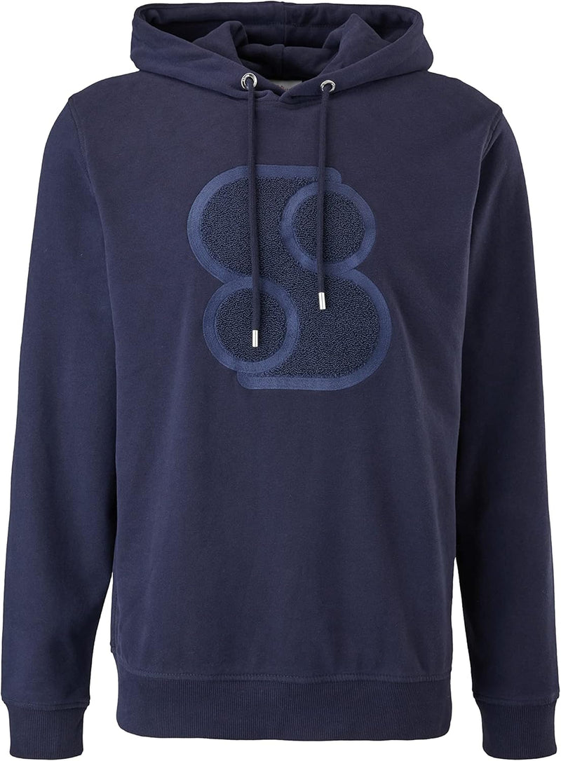 s.Oliver Herren Sweatshirt Langarm L Blau, L Blau