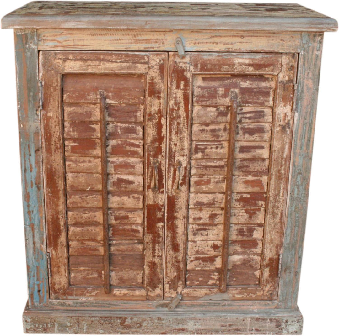 GURU SHOP Vintage Beistellschrank, Kommode, Nachttischschrank, Flurschrank - Modell 2, 78x75x39 cm n
