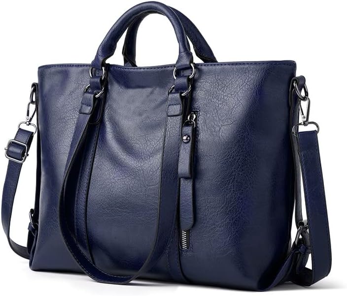 Coolives Damentasche Damen Henkeltasche mit Schultergurt aus PU-Leder Vintage Handtasche Retro Tasch