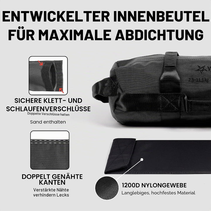 Yes4All Sandsäcke zum Trainieren, verstellbare Sandsäcke für Krafttraining mit Griffen, mehrere Farb