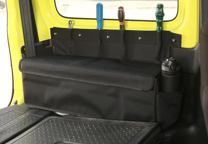 Auto Seiten Kofferraum-Organizer, Heckklappe Ablagebox für Suzuki Jimny JB64 JB74 2019-2024 (Oxford-