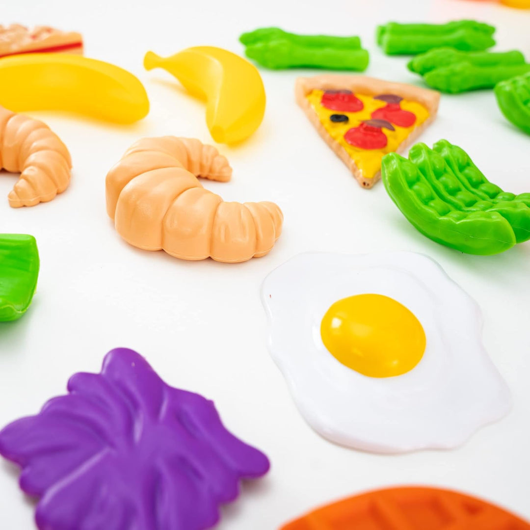 KidKraft Spielzeug-Lebensmittel Deluxe Tasty Treats für Kinderküche, Spielset mit 115 Teile, Spielkü