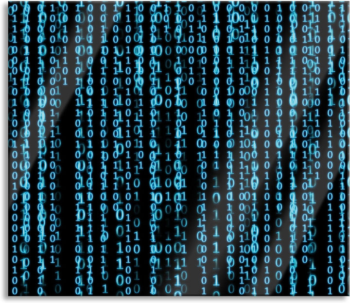 Matrix Herdabdeckplatte & Spritzschutz aus Echtglas | Für Herd-Kochfelder | 60x52 cm