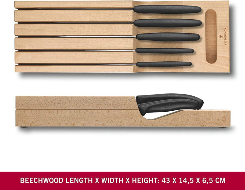 Victorinox, Storage + Cutting Boards, Profi Schubladen-Messerhalter, 5-teilig, , Robuster Kunststoff