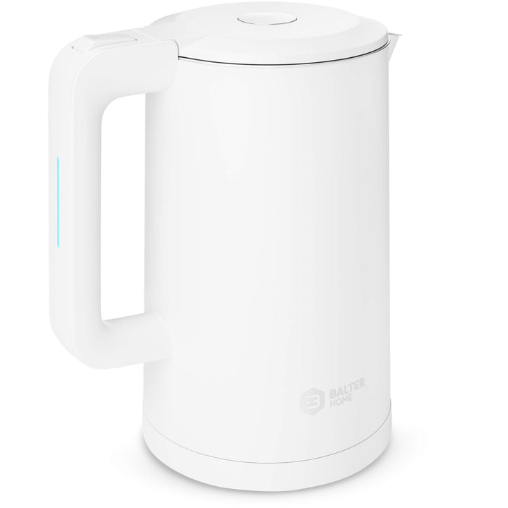 Balter Wasserkocher Edelstahl WK-4, 1,7 Liter, elektrischer Wasserkocher, Doppelwand Design, BPA fre