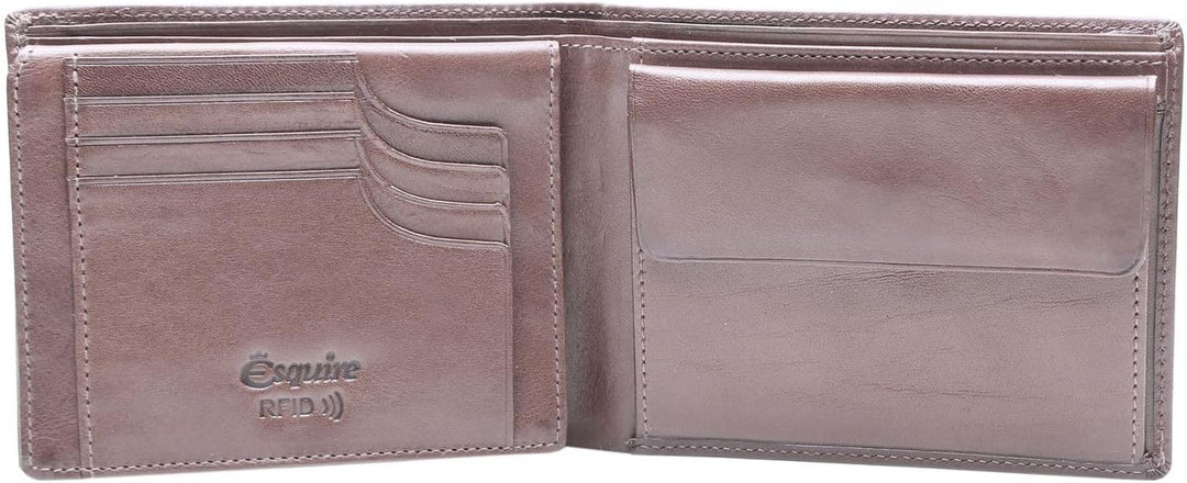 Esquire Toscana Geldbörse RFID Schutz Leder 12.5 cm