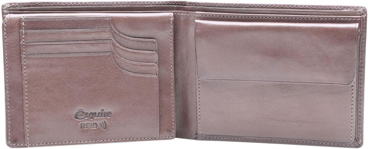 Esquire Toscana Geldbörse RFID Schutz Leder 12.5 cm