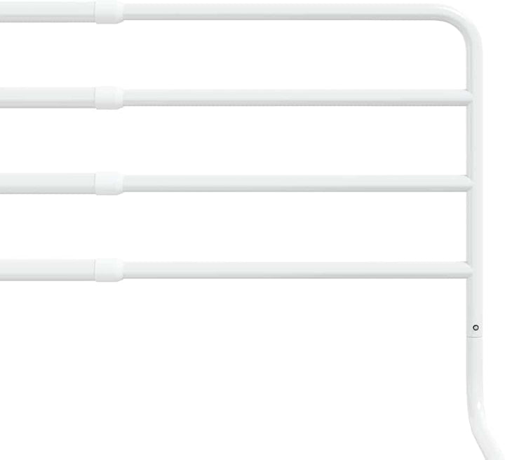 Kleinkind-Bettschutzgitter Weiss 76-137 cm verstellbar Eisen Sicherheit Netz atmungsaktiv geeignet f