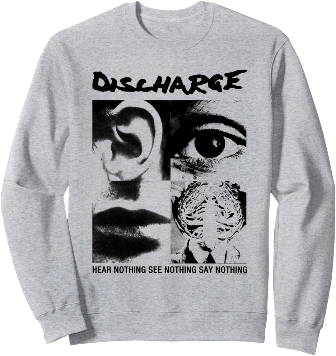 Discharge - Hear Nothing - Official Merchandise Sweatshirt