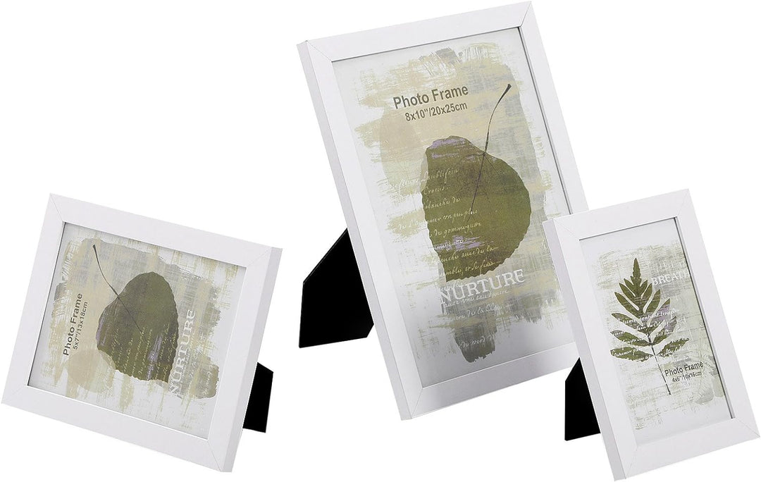 SONGMICS Bilderrahmen 10-er Set Fotorahmen - 2 STK. 20 x 25 cm, 4 STK. 13 x 18 cm und 4 STK. 10 x 15