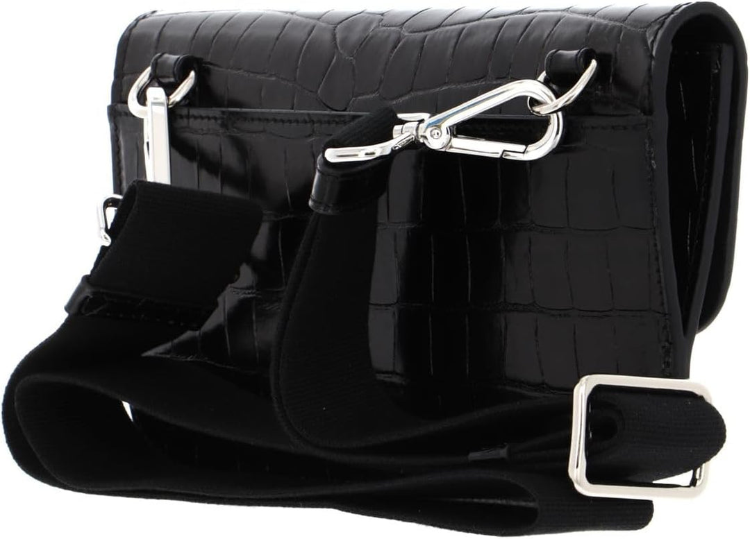 DECADENT Tara Belt Bag Croco Black