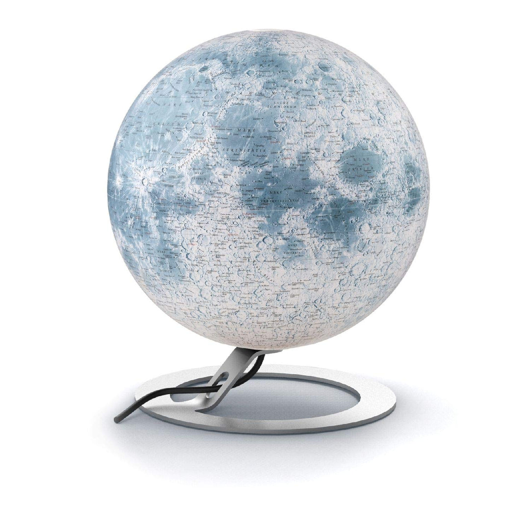 The Moon: National Geographich Globus Mond White, White