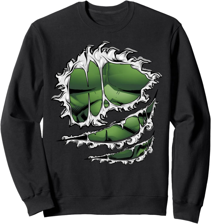 Marvel Avengers Hulk Ripped Costume Sweatshirt