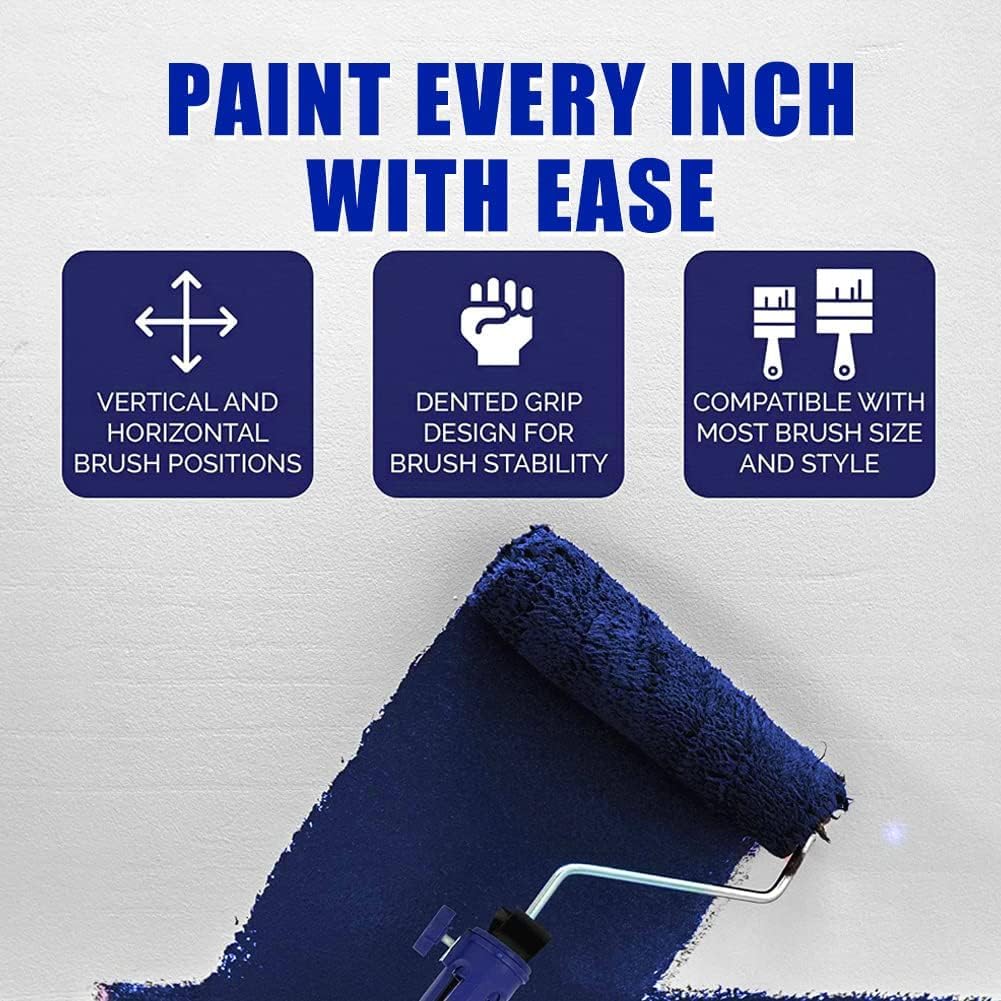 39 Zoll/1M lange Teleskopstange Bürstenhalter + Teleskopstab 100cm, Bürstenhalter und Verlängerungs-