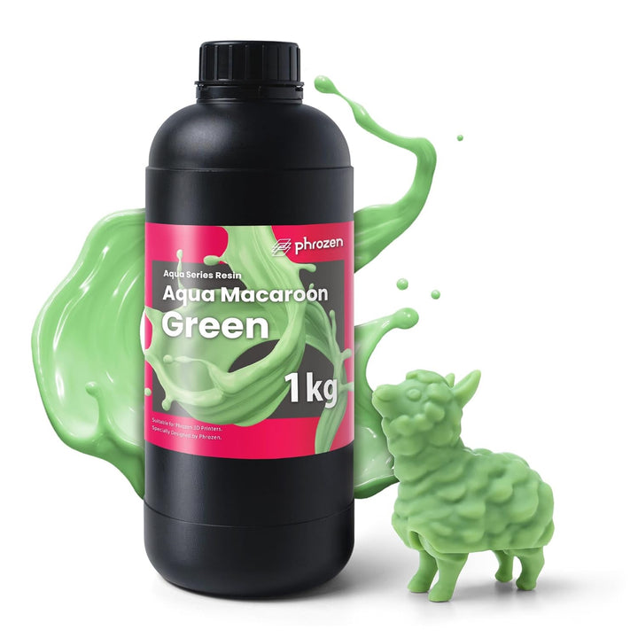 Phrozen Aqua Macaroon-Green | 3D Drucker Resin für SLA/DLP/LCD 3D Printer | 405nm Standard Photopoly
