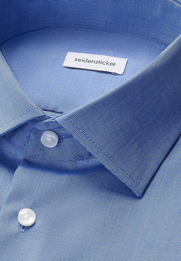 Seidensticker Herren Men Regular Shortsleeve Businesshemd 38 Mittelblau(003001), 38 Mittelblau(00300