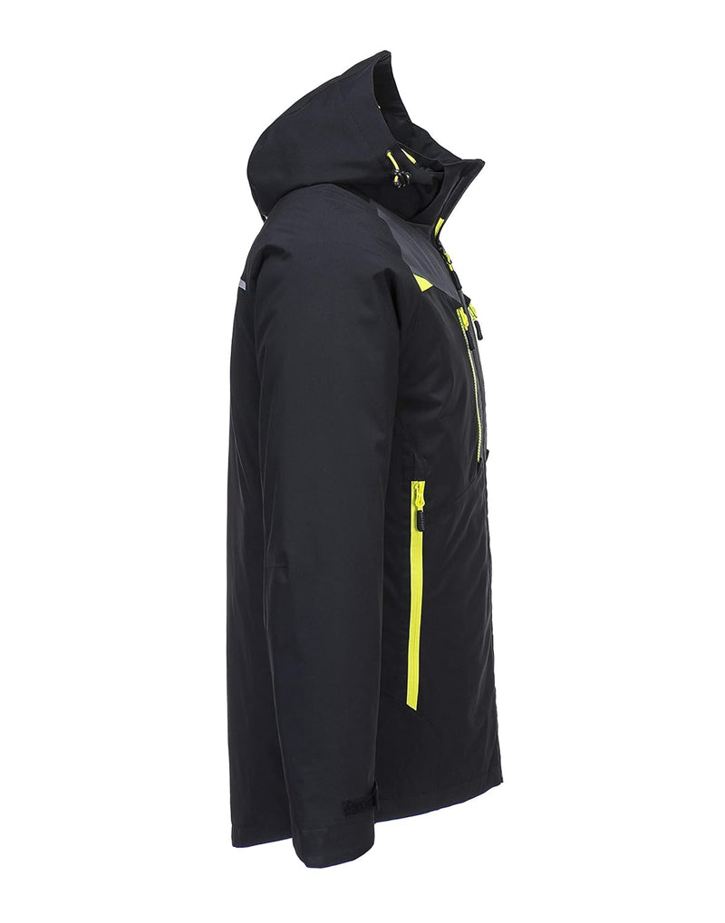 Portwest DX4 Winter Jacke für Männer, Farbe: Schwarz, Grösse: M, DX460BKRM M Schwarz, M Schwarz