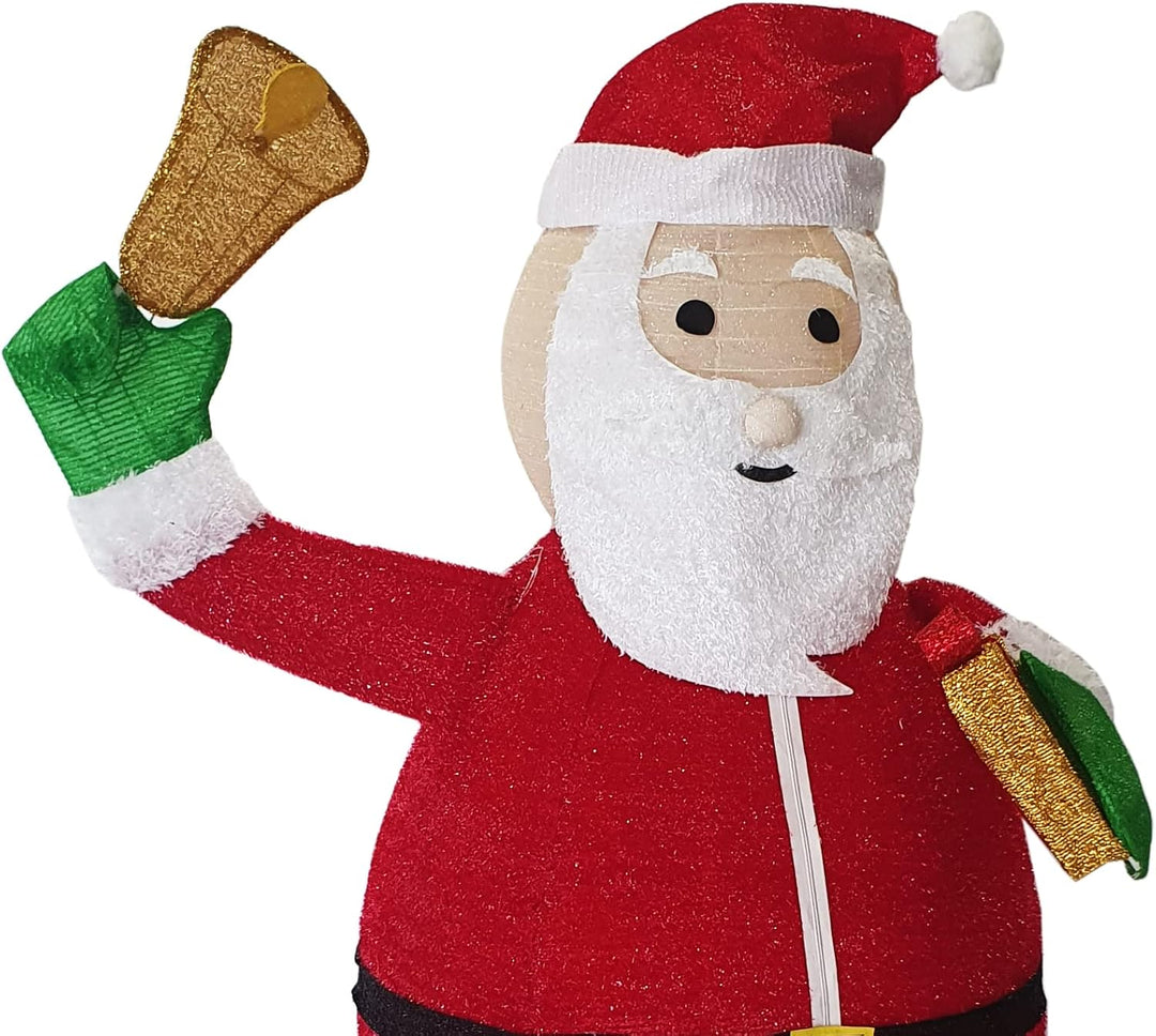 DMS LED Weihnachtsmann Weihnachtsfigur mit 200 LEDs Weihnachtsbeleuchtung für aussen und innen Weihn
