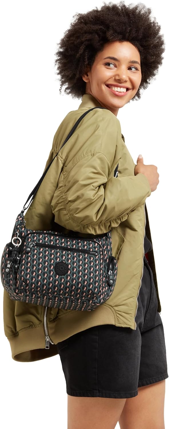 Kipling Unisex's Gabbie S Luggage-Messenger Bag, 3D K Pink, One Size Einheitsgrösse 3d K Pink, Einhe