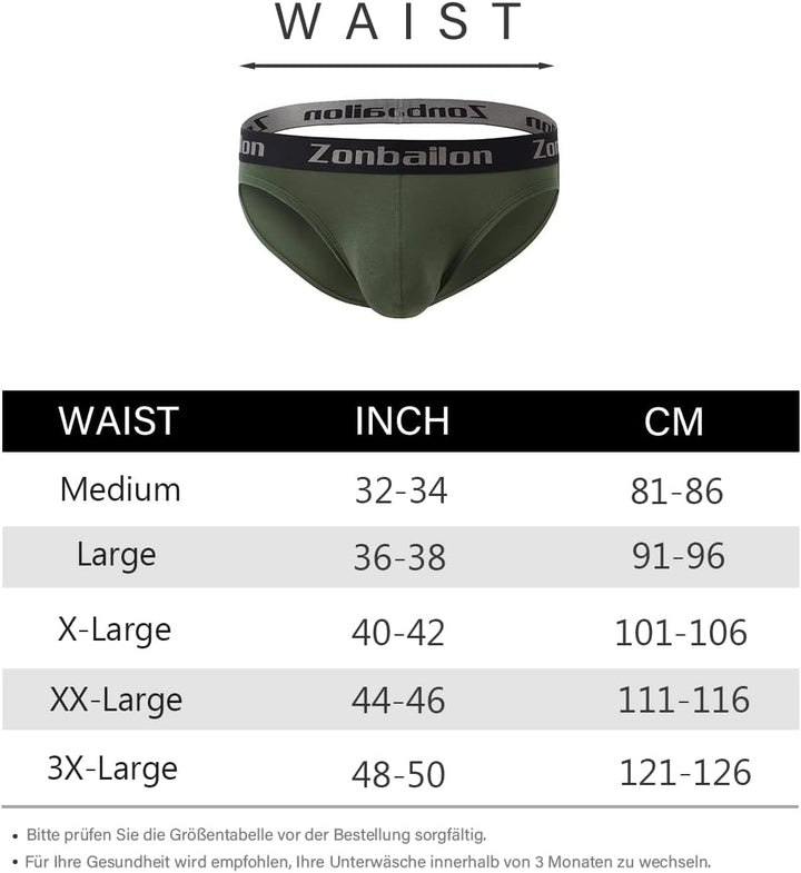 Herren Slips Unterhosen Männer Bambus Unterwäsche Underwear Nahtlose Weiche Low Rise Mens Briefs Und