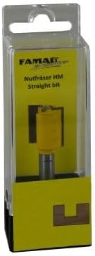 FAMAG Nutfräser HM 10x20x51mm, Schaft 8mm - 3107.810 10x20x51mm S=8mm, 10x20x51mm S=8mm