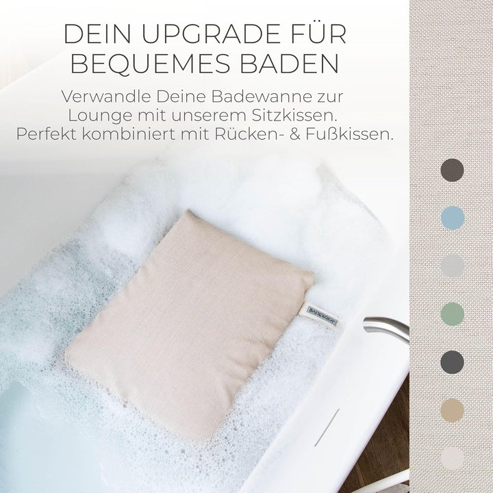 BADESOFA® Badewannen-Sitzkissen | Revolutionärer Komfort für Badewanne, Dusche &amp; Whirpool | Waschbar