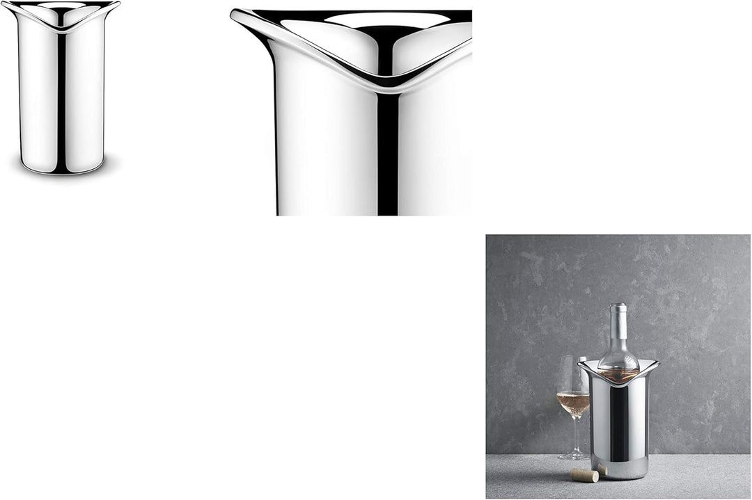 Georg Jensen Flaschenkühler, Edelstahl, Stainless Steel 16 x 16.2 x 24.6 cm