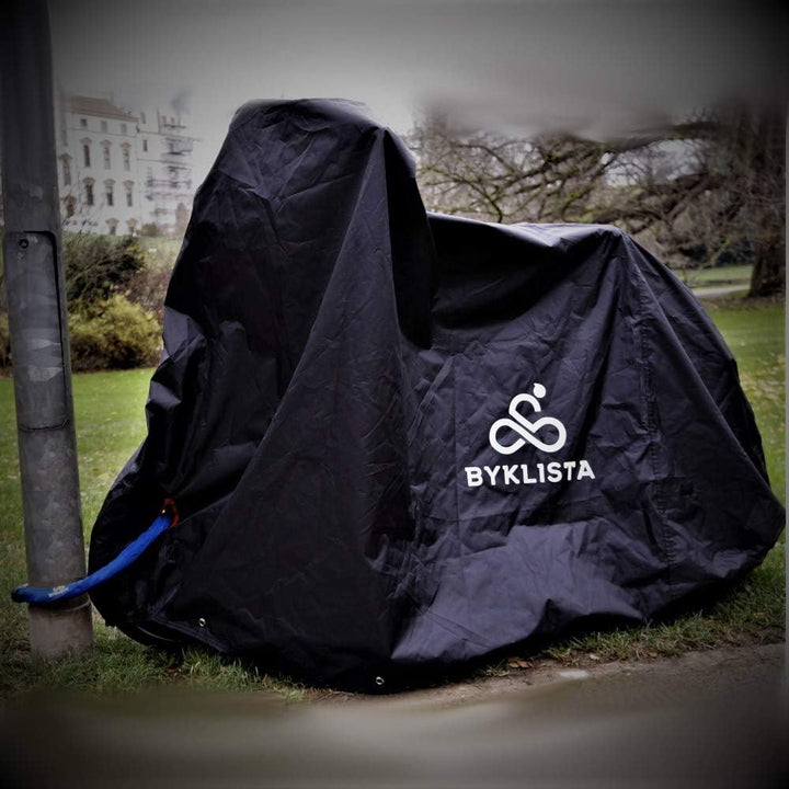 BYKLISTA Fahrradgarage für 2 Fahrräder + eBook - Fahrradabdeckung wasserdicht aus 210D Oxford-Gewebe
