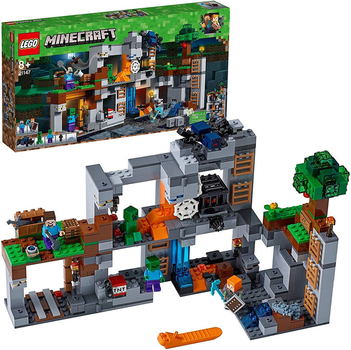 LEGO 21147 Minecraft Abenteuer in den Felsen Single, Single