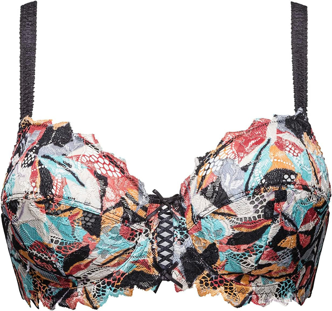 Sans Complexe Damen Bügel-BH 75C Graphic Schwarz & Mehrfarbig, 75C Graphic Schwarz & Mehrfarbig