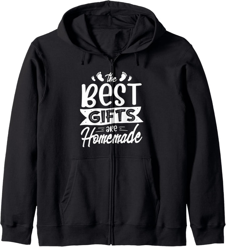 Geschenke sind hausgemachte Neugeborene werdende Mutter Kapuzenjacke