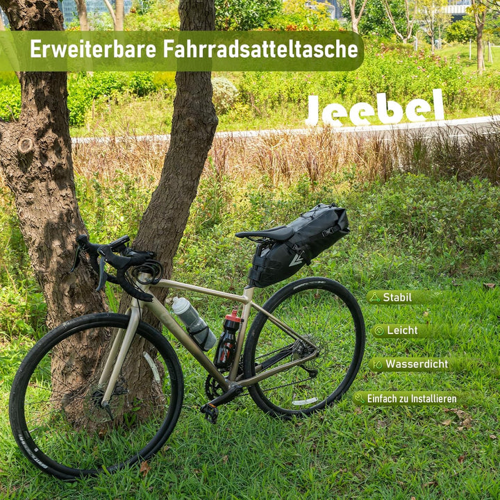 Fahrradtasche Wasserdicht BackLoader Satteltasche - 10L Bikepacking Taschen Fahrradtasche Sattelstüt