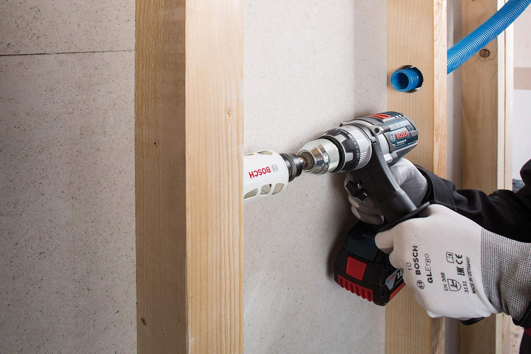 Bosch Professional 11 tlg. Lochsäge Progressor for Wood & Metal Set (für Holz und Metall, Ø 22-83 mm